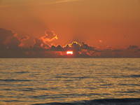 Sunset at St Pete Beach from the Sirata Beach Resort 2007